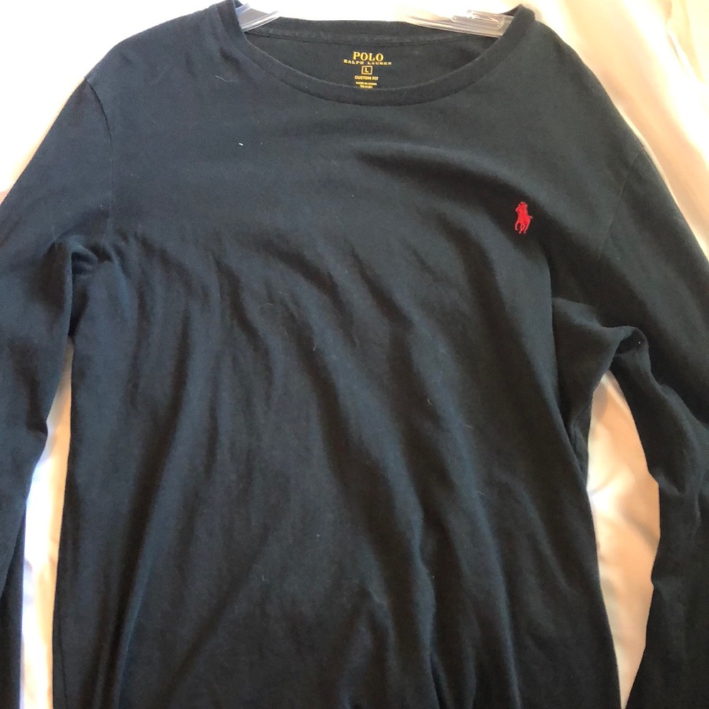 Black long sleeve Polo